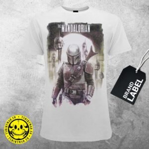 T-Shirt Star Wars Mandalorian - Mando - SWM3 - Label