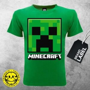 T-Shirt Minecraft Creeper - MC13 - Label