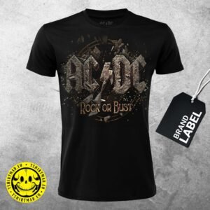 T-Shirt Music AC/DC - Rock or Bust - RACPIE - Label