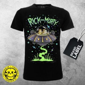 T-Shirt Rick And Morty Navicella - RAM4 - Label