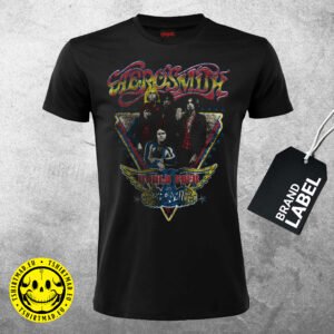 T-Shirt Music Aerosmith - World Tour - RAE2 - Label