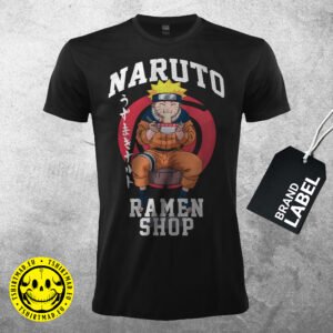 T-Shirt Naruto - Ramen Shop - NARU4A  - Label