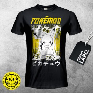 T-Shirt Pokemon - Pikachu - PK11  - Label