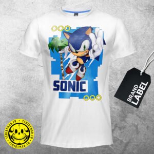 T-Shirt Sonic Personaggio - SON03B  - Label