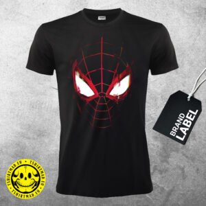 T-Shirt Spiderman Marvel - Mask glitch - SPI03  - Label