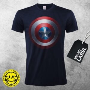 T-Shirt Capitan America Scudo - CAPSCU  - Label