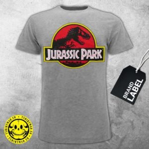 T-shirt Jurassic Park Logo - JUR1- Label