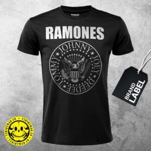 T-Shirt Music Ramones - Logo - RRAL  - Label