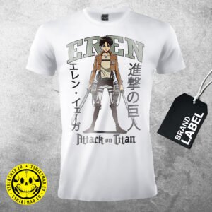 T-Shirt Attack on Titan - Eren - AOT3BI - Label