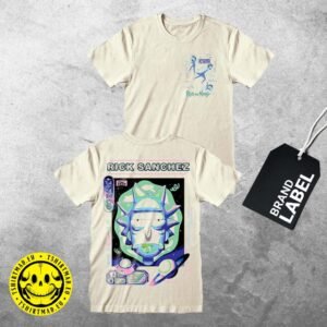 T-Shirt -  Rick And Morty   ARAM FR  BIANCA   - Label