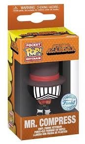 FUNKO POP! Keychain: MHA- Mr. Compress(Hideout)
