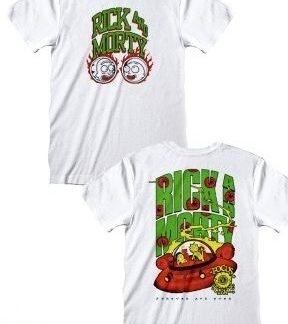 T-Shirt Rick & Morty - RAM9 - Bianca  -  Label