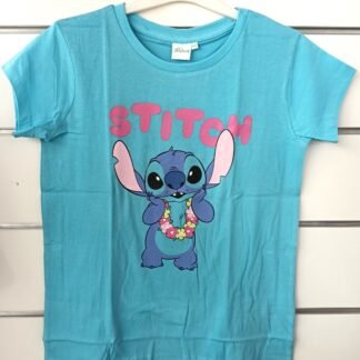 T-Shirt  Stitch  - Azzurra - 25PTSB8104 - Label