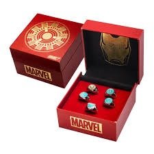 SET ANELLI REGOLABILI MARVEL IRON MAN
