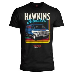 T-Shirt Stranger Things - WSQK Van - ST8.NR - Label