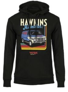 Felpa Stranger Things - WSQK Van - ST8F.NR -  Label